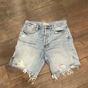 Free People We the Free cut off shorts.